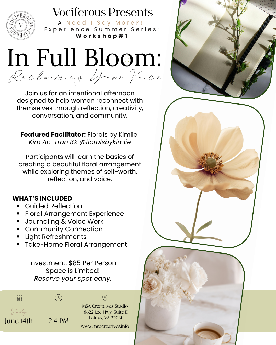 In Full Bloom: Reclaiming Your Voice