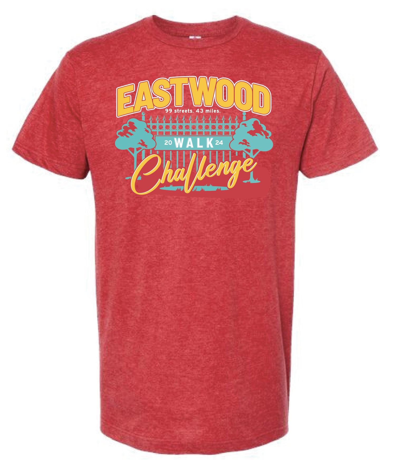 2024 Walk Eastwood Challenge t-shirt