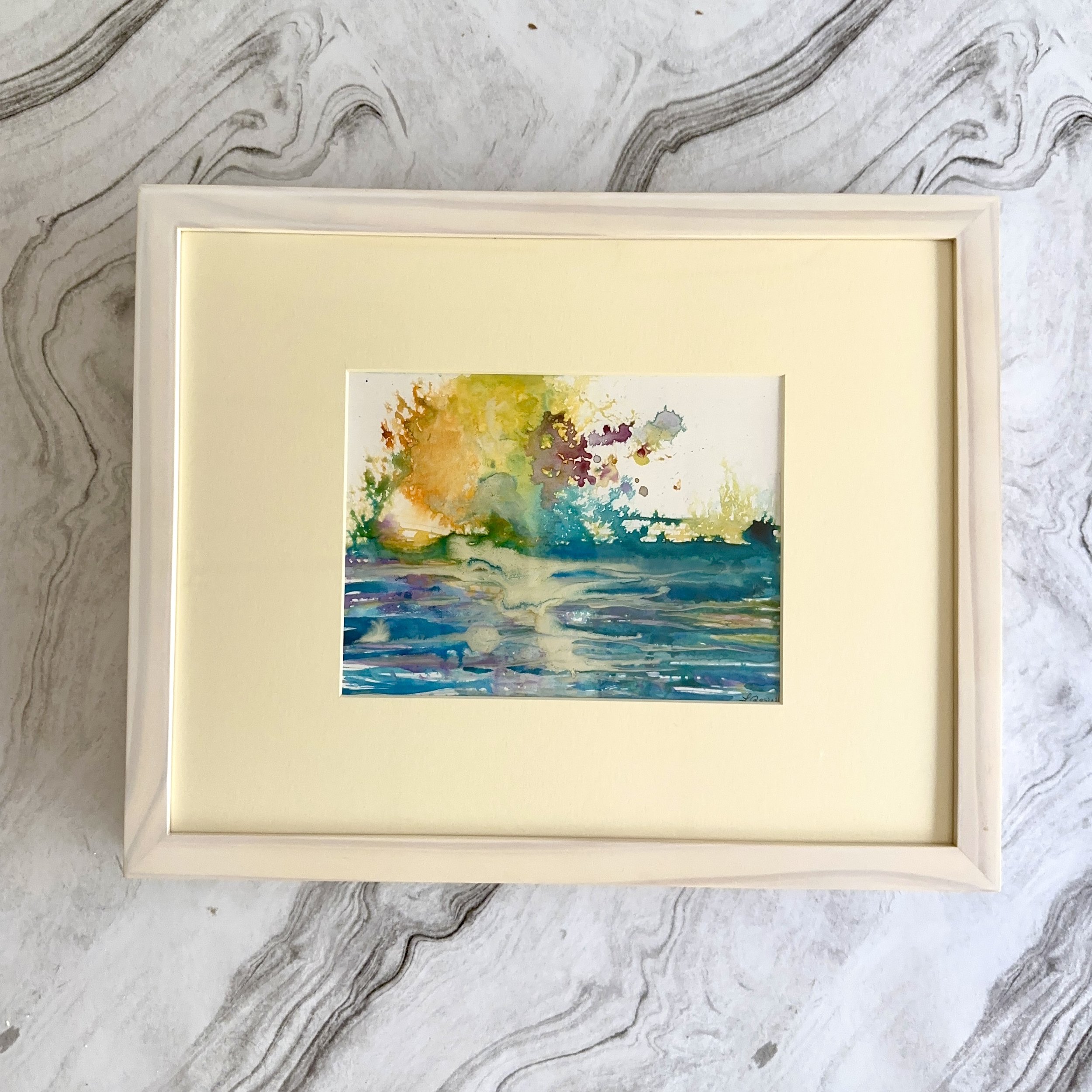 Turquoise Sea -1 Framed.jpeg