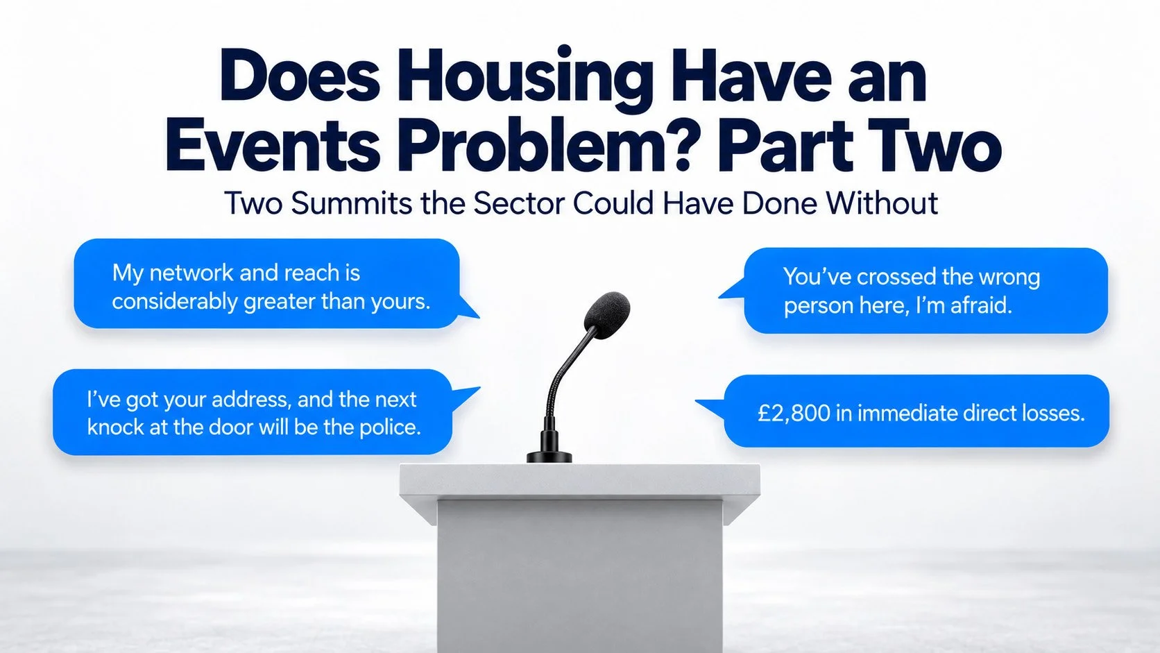 Does Housing Have an Events Problem?    Part II