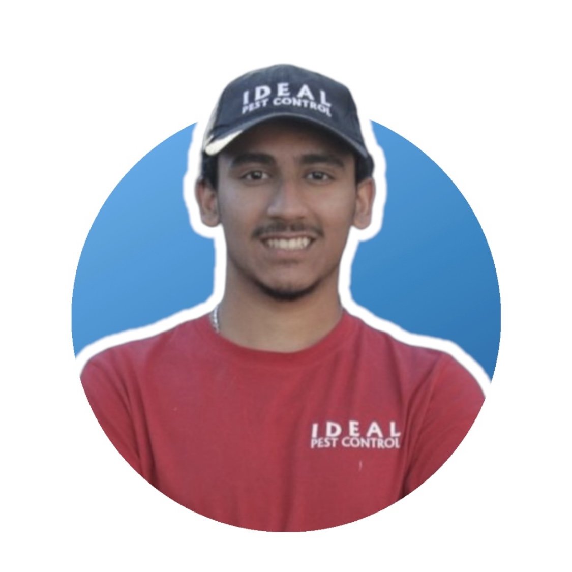 Ideal Pest Control Techician Hannan Khan headshot.