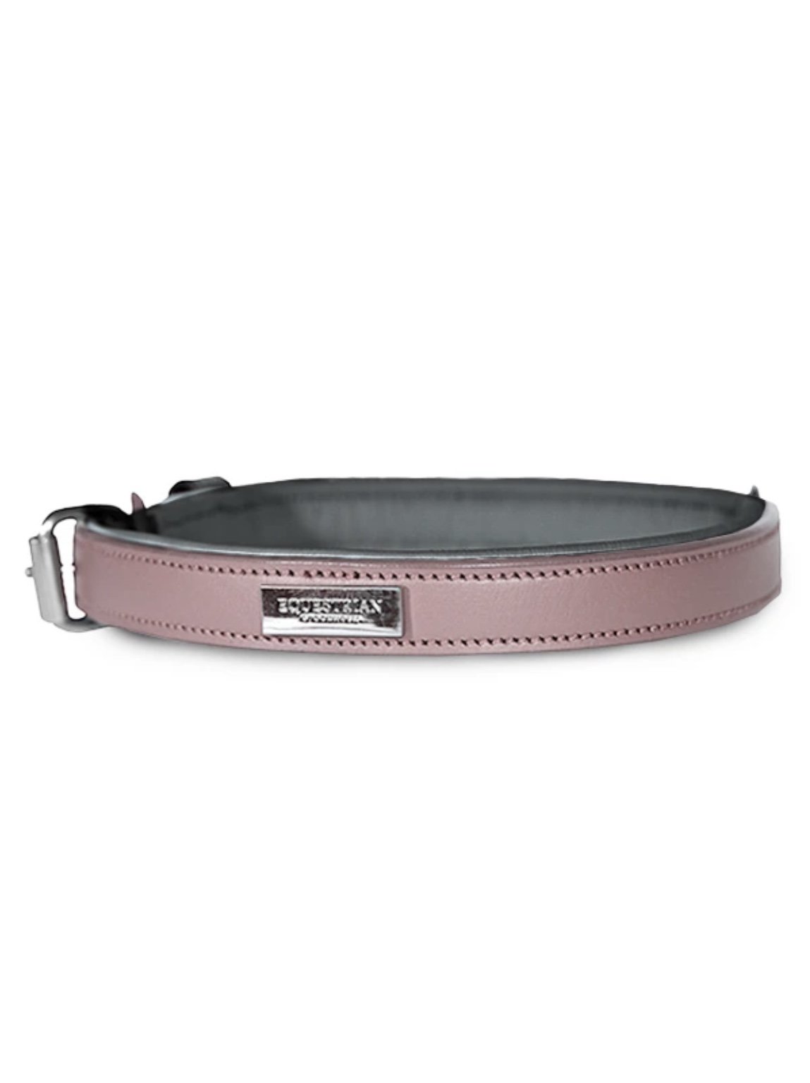 Equestrian Stockholm Dog Collar Clean Pink