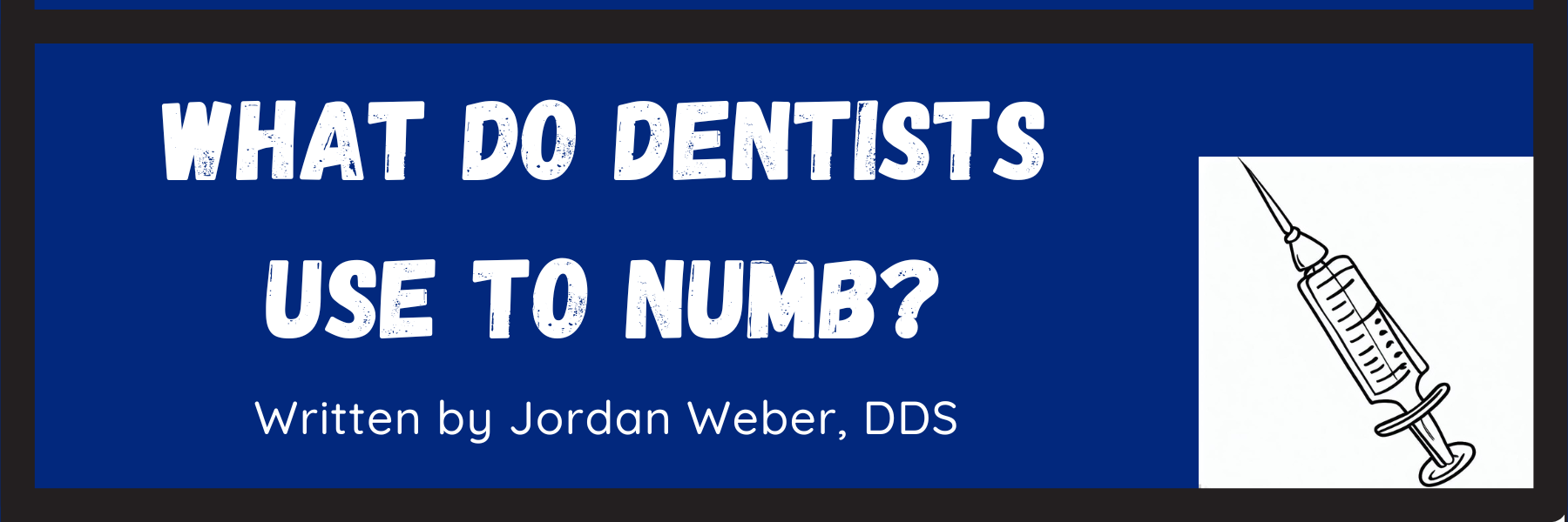 What Do Dentists Use to Numb? — Burlington Dental Center