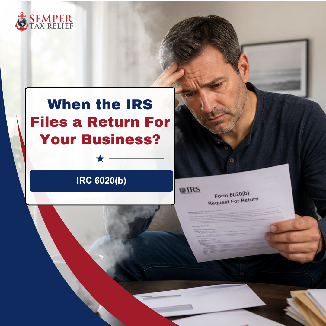 IRS Filed a Return for Your Business? What IRC 6020(b) Means and What to Do Next