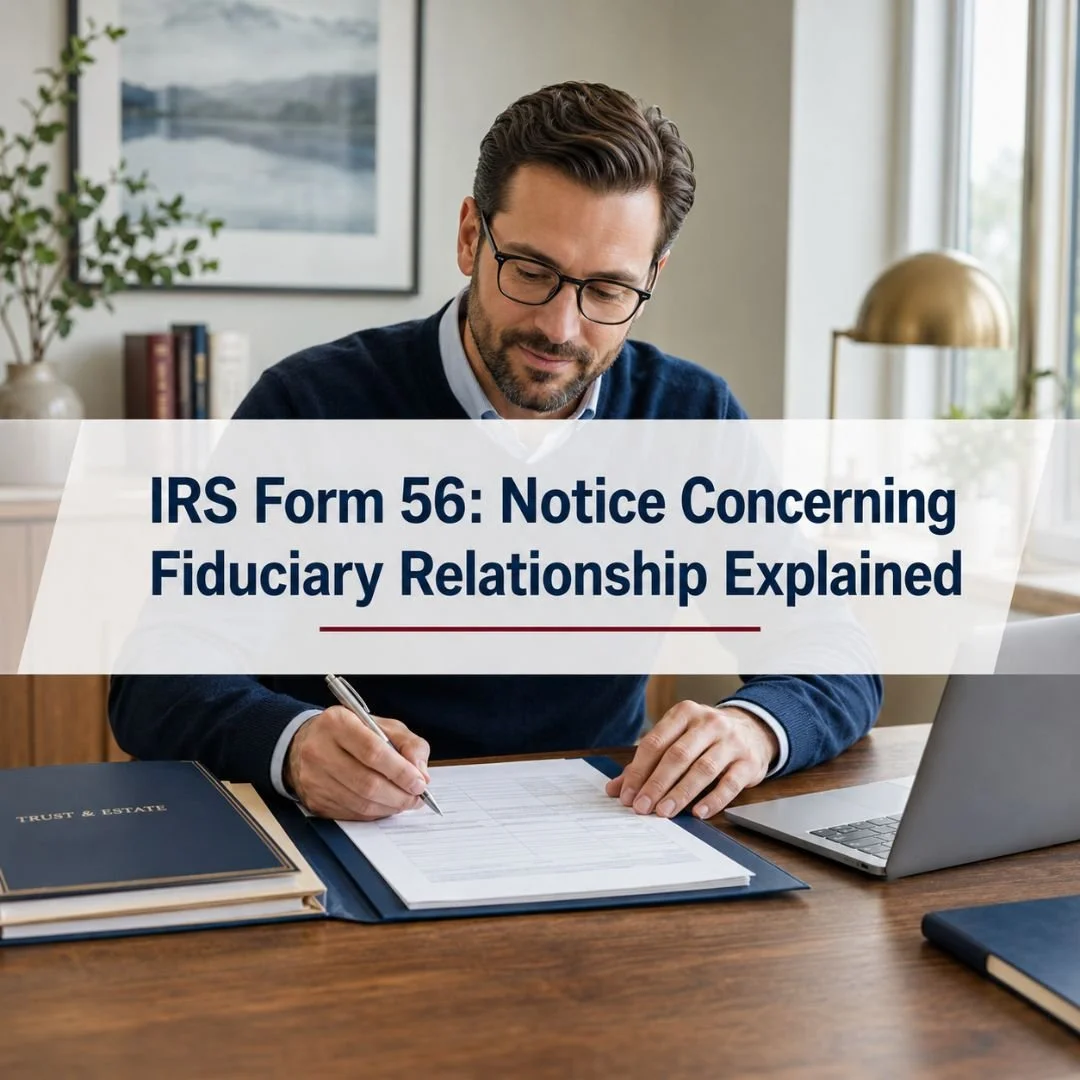 IRS Form 56: Notice Concerning Fiduciary Relationship Explained
