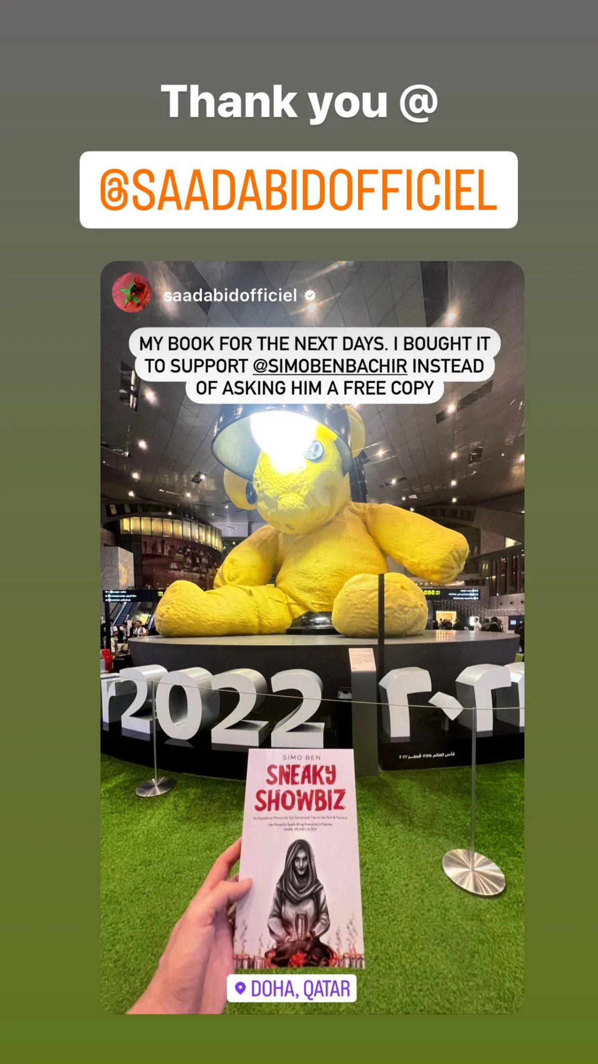 Sneaky Showbiz @ World Cup Qatar 2022