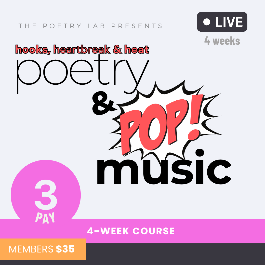 Poetry & Pop Music - 3 Time Installment