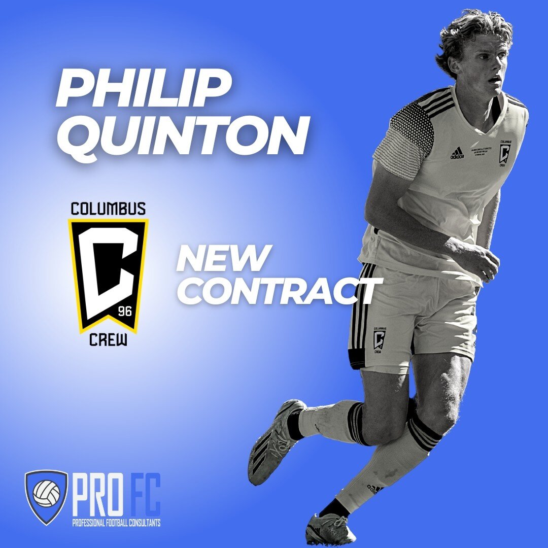 Congrats to @philipquinton on his new first-team contract with the @columbuscrew!

#columbus #crew #columbuscrew #crew96 #philipquinton #crew2 #MLSSuperdraft #superdraft #vamoscrew #mls #mlscontracts #mlstransfers