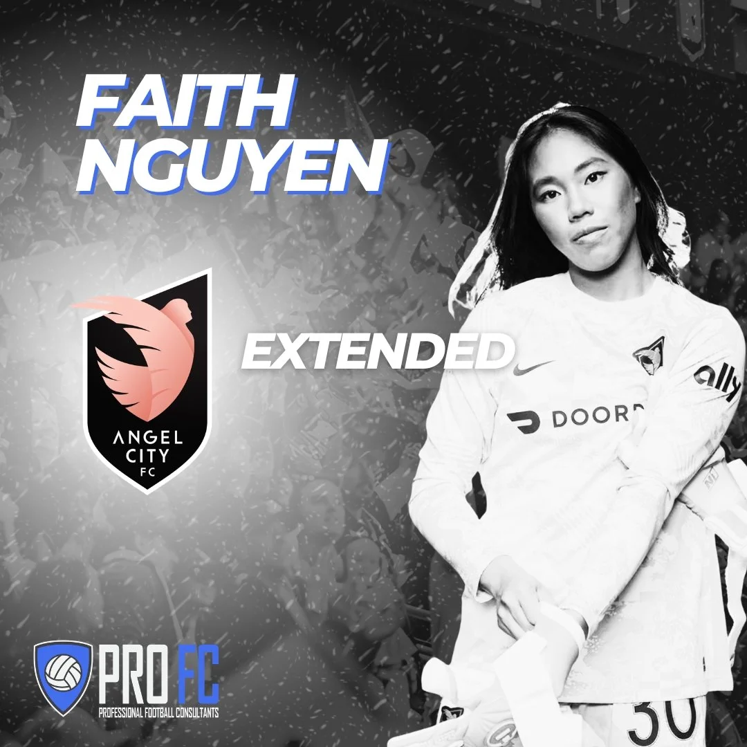 We are excited to announce that Faith Nguyen has signed an extension with Angel City FC. Congrats, Faith! 🎉
.
.
.
#profc #profcusa #profcmexico #profcwomen #profcdenmark #profcisyourteam #nwsl #womenssoccer #womensfootball #uslsuperleague #uswnt #so