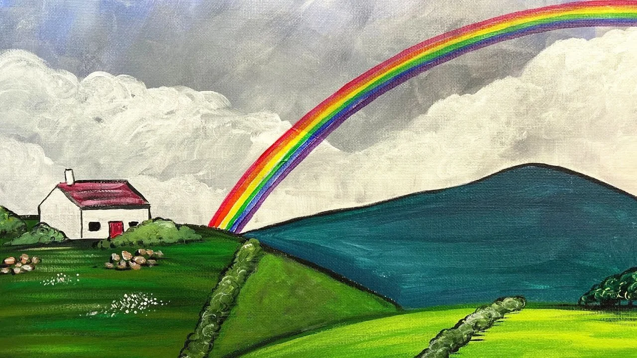 Ireland Mountain Side Paint Night-March 2nd Mulligians Pizza 6:30pm