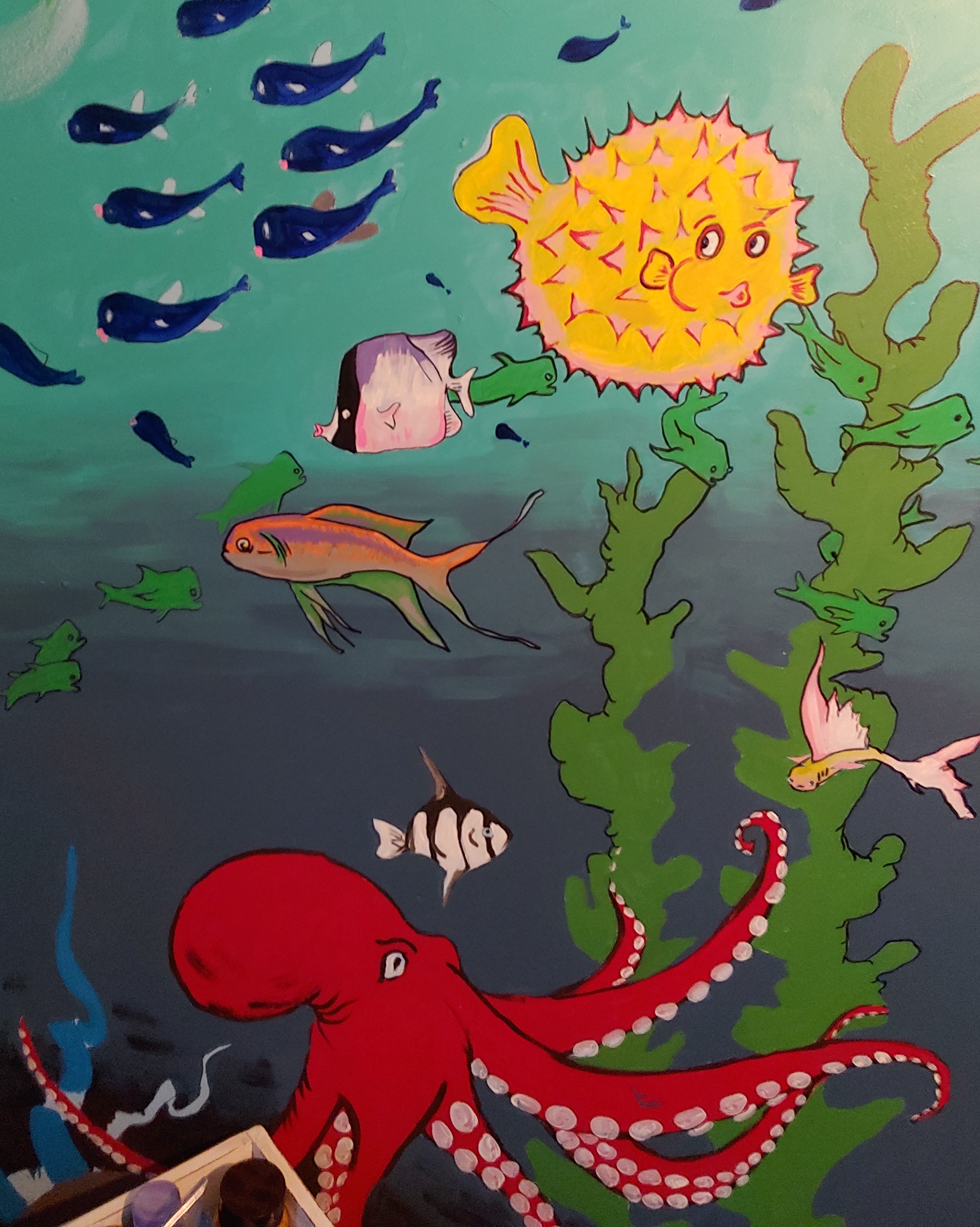 Mural Under Water Fun