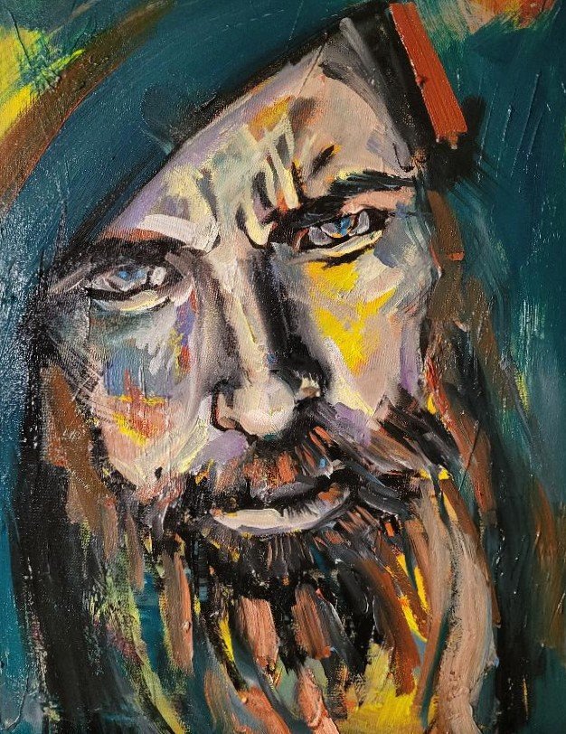 Jesus painting