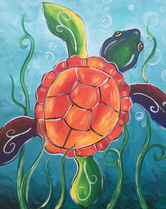 Daddy & Me Turtle Painting June 20th Wright Wicks 5pm