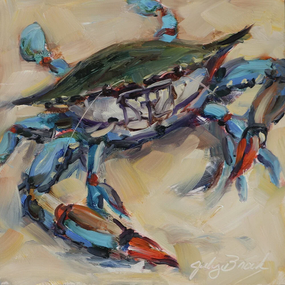 Blue Crab Painting Class at Dr.Canvas Studio Pooler August 2nd 5pm