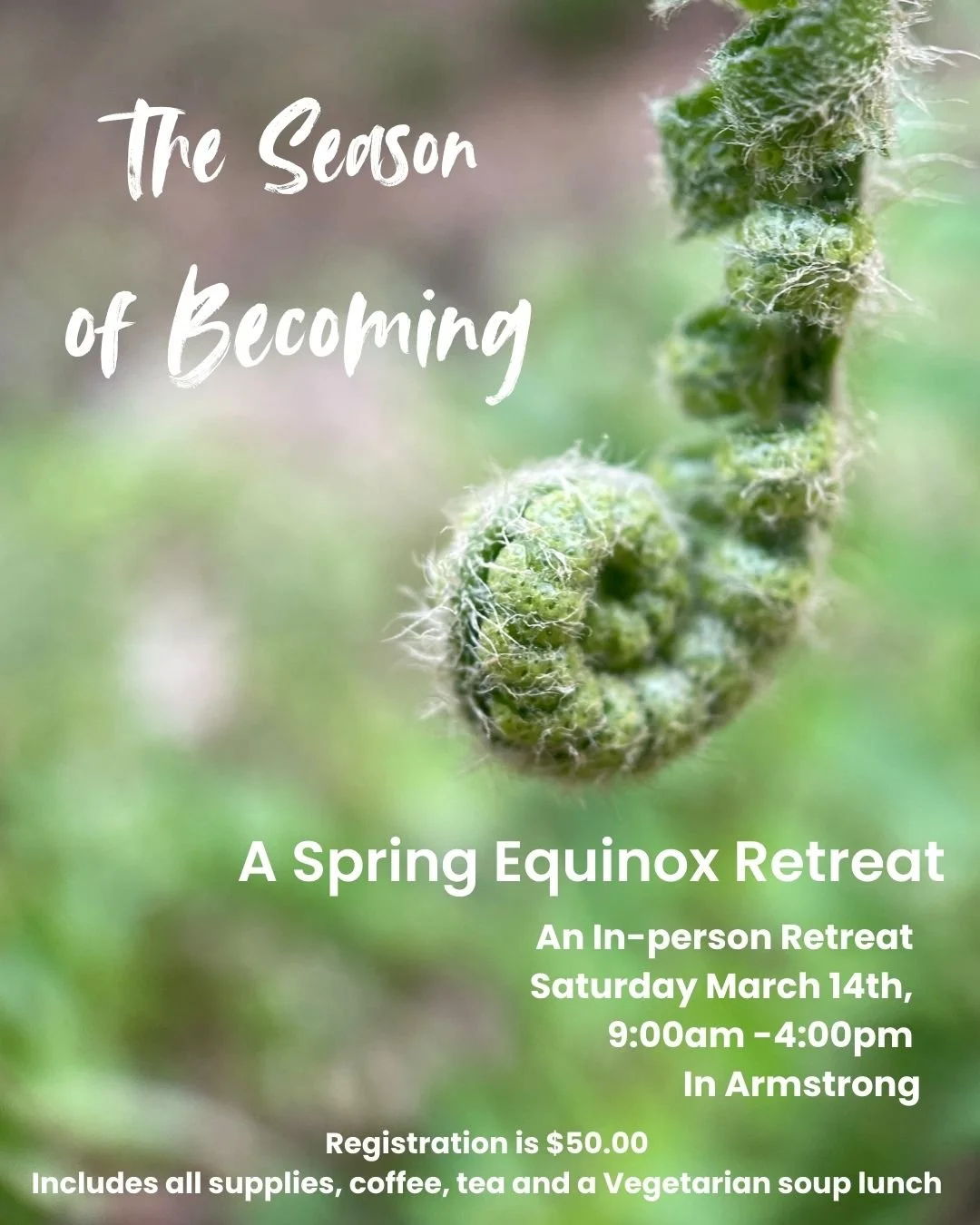The Season of Becoming a Spring Equinox Retreat