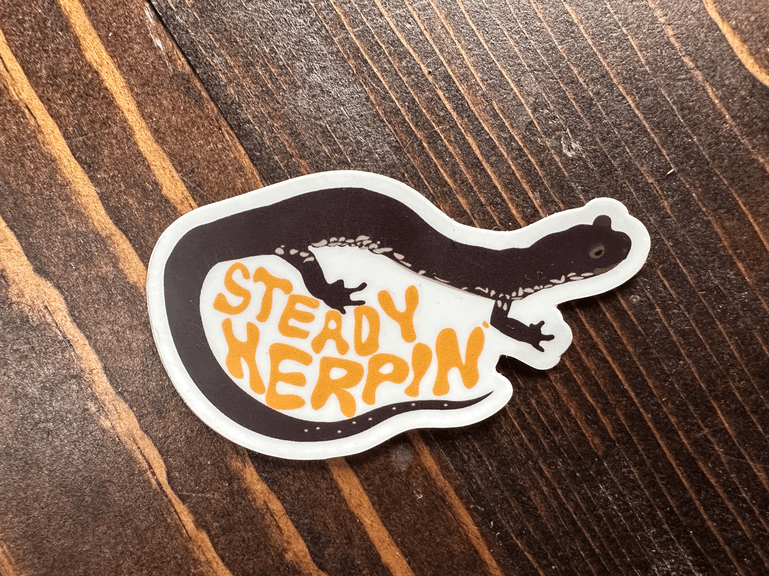 Steady Herpin' Sticker
