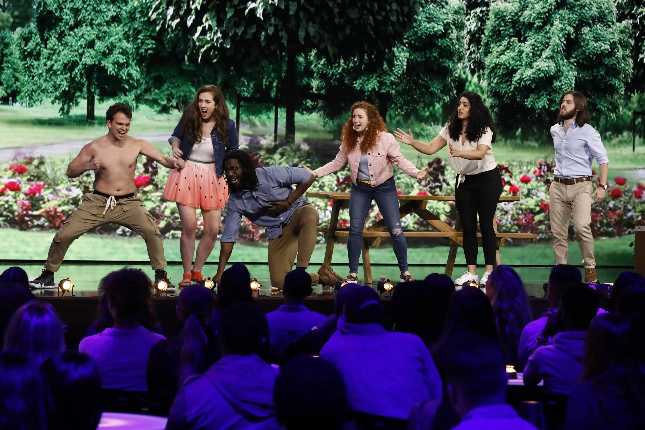 Performing on NBC's Bring The Funny