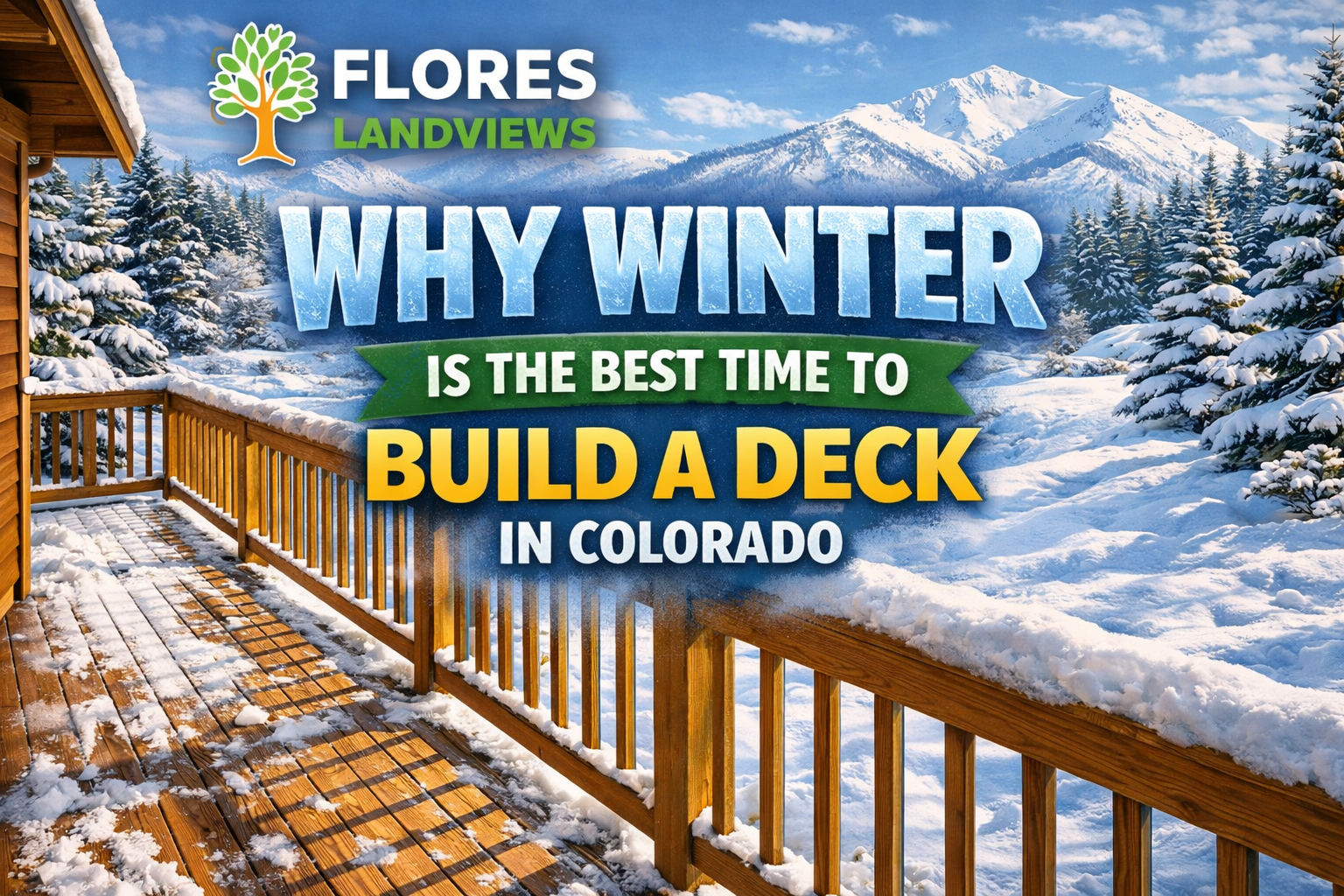 Why Winter Is the Best Time to Build a Deck in Colorado