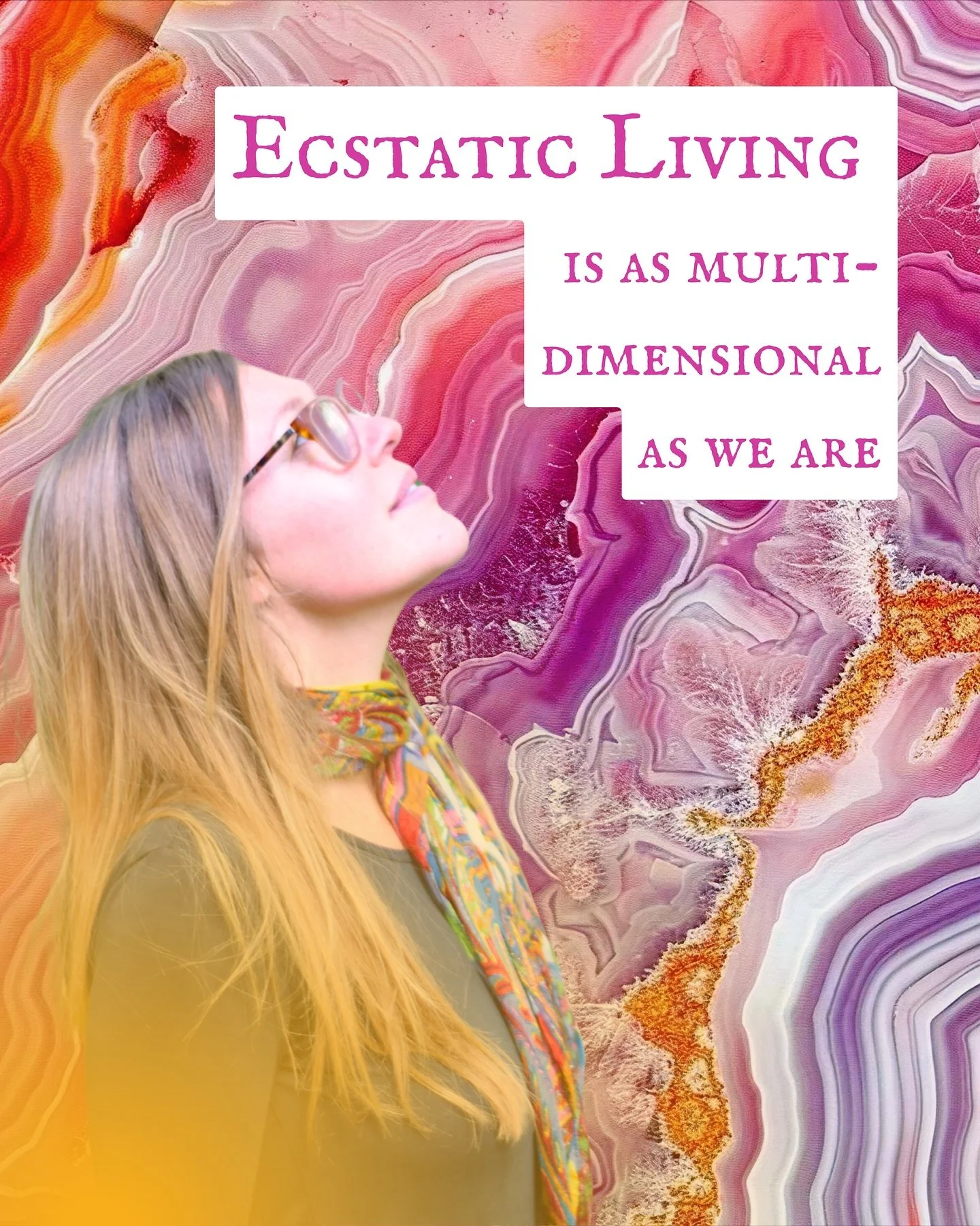 Access to more of your creative life-force energy and rooted power awaits you at every moment you choose Ecstatic Living 🔥