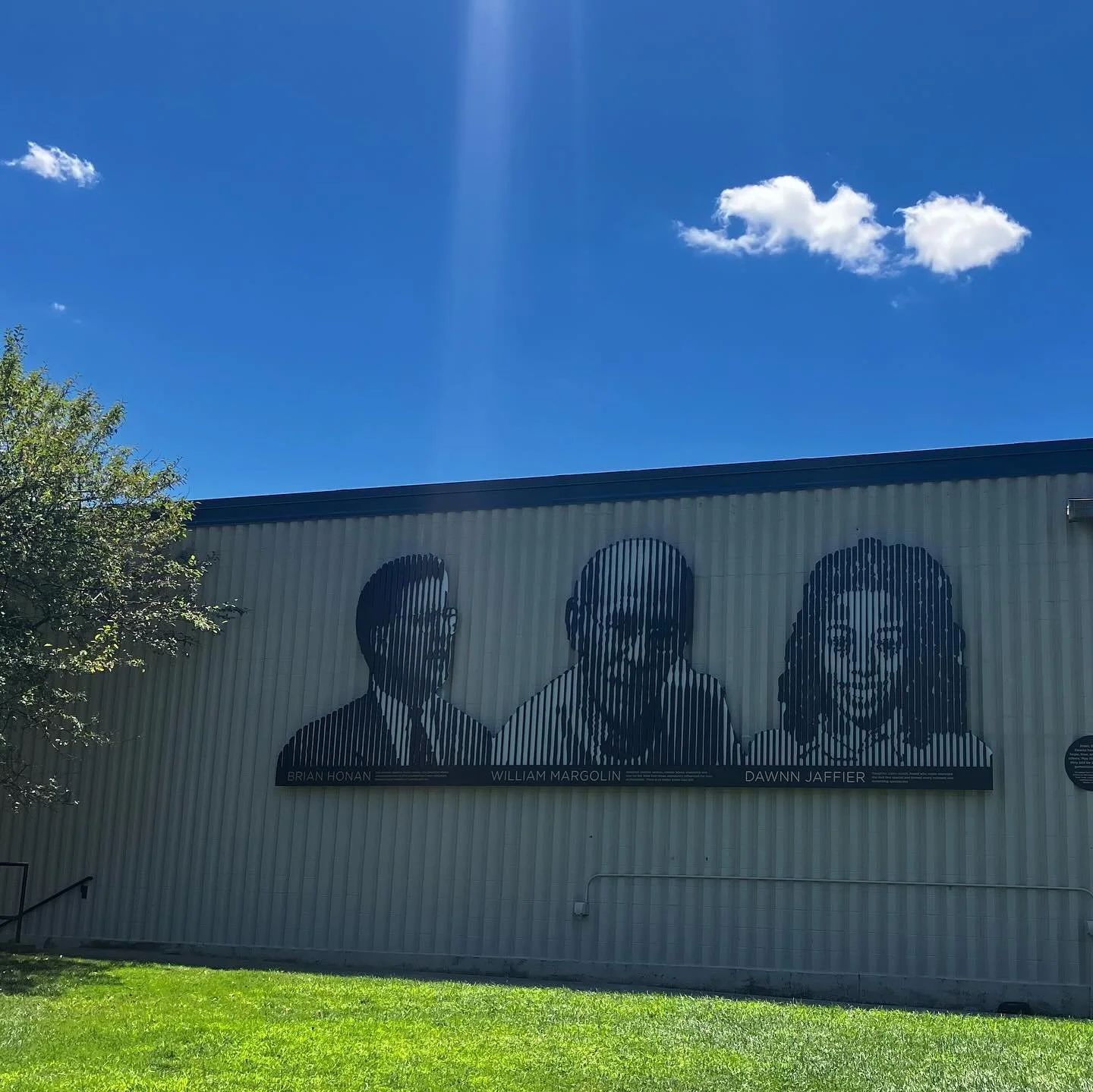 The sun was shining for Bill Margolin today as we ventured up the hill to view this beautiful tribute to him at the West End House. 

Bill began as a West End House Camp camper in the 1950s, followed by many years as a counselor, and had been the ful