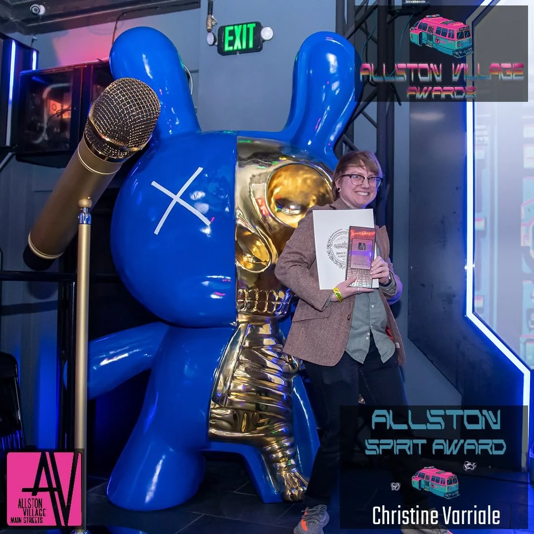 The Allston Spirit Award celebrates individuals who reflect the vibrant energy and strong community spirit that define Allston. 🤩 

This year&rsquo;s winner is deeply connected to the local music scene as the founder and Editor-in-Chief of Allston P