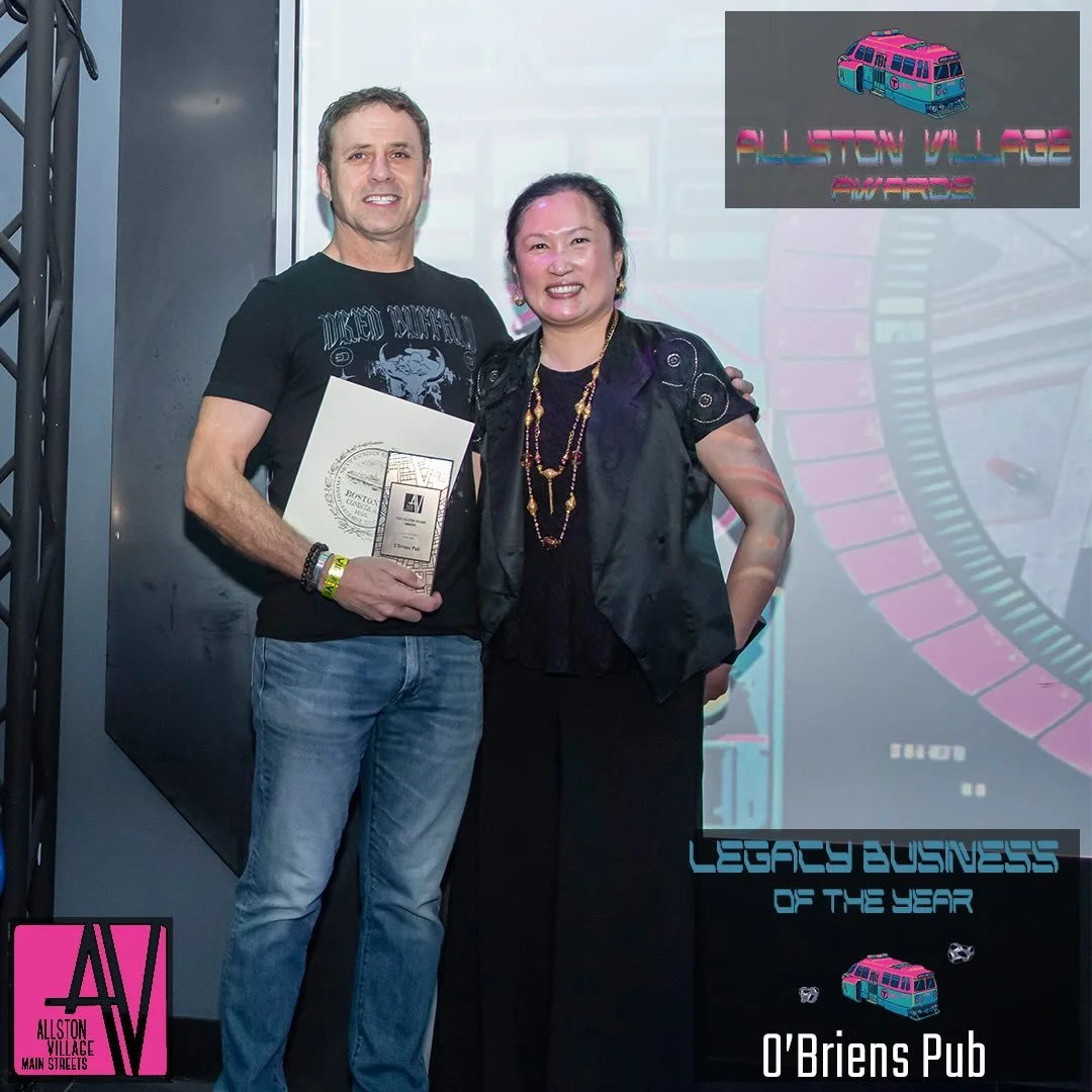 The Legacy Business of the Year Award honors establishments that have helped define Allston&rsquo;s character, keeping it loud, creative, and deeply rooted in the community. 

More than just a bar, @obrienspubboston has long served as a launchpad for