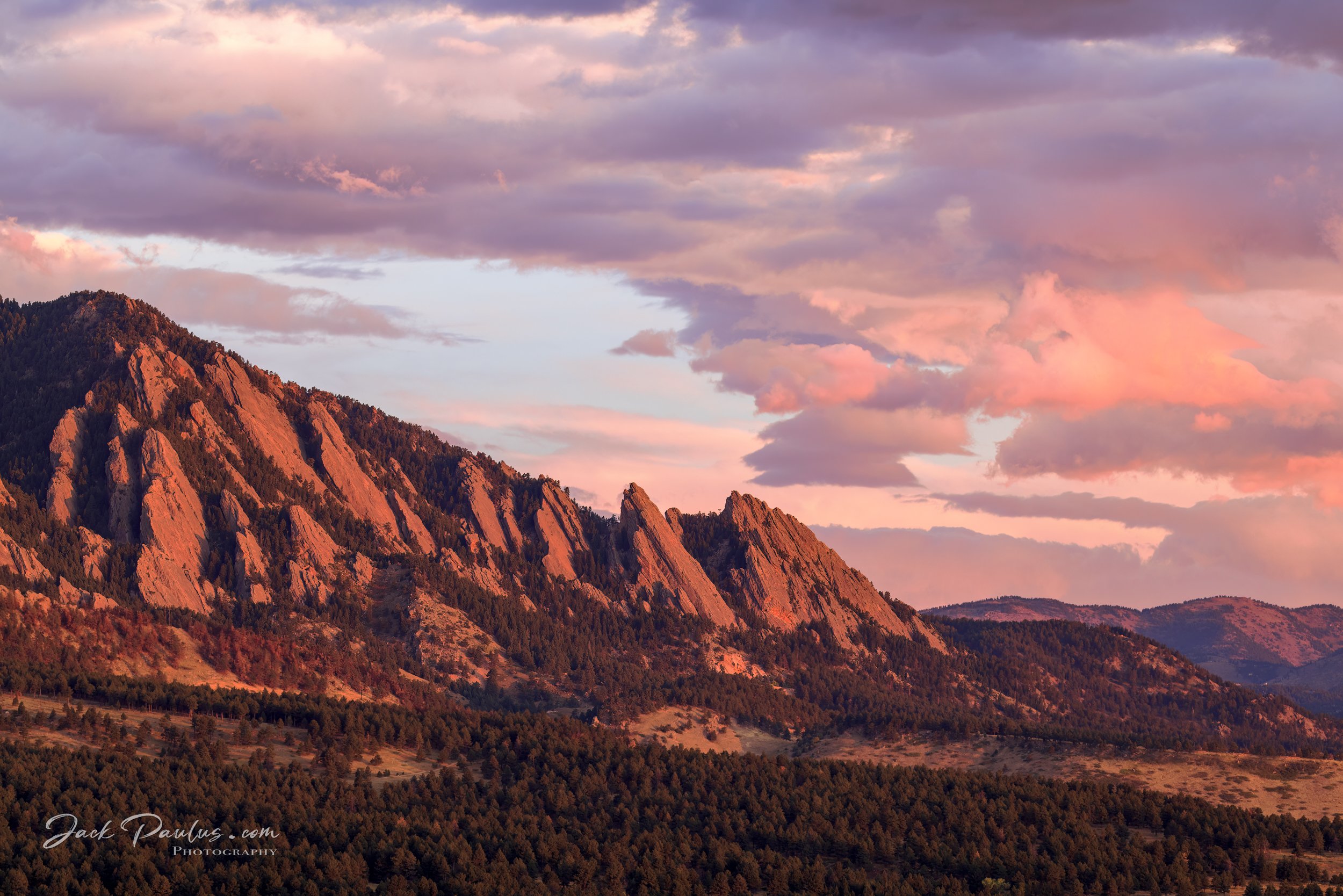 The Flatirons at Sunrise