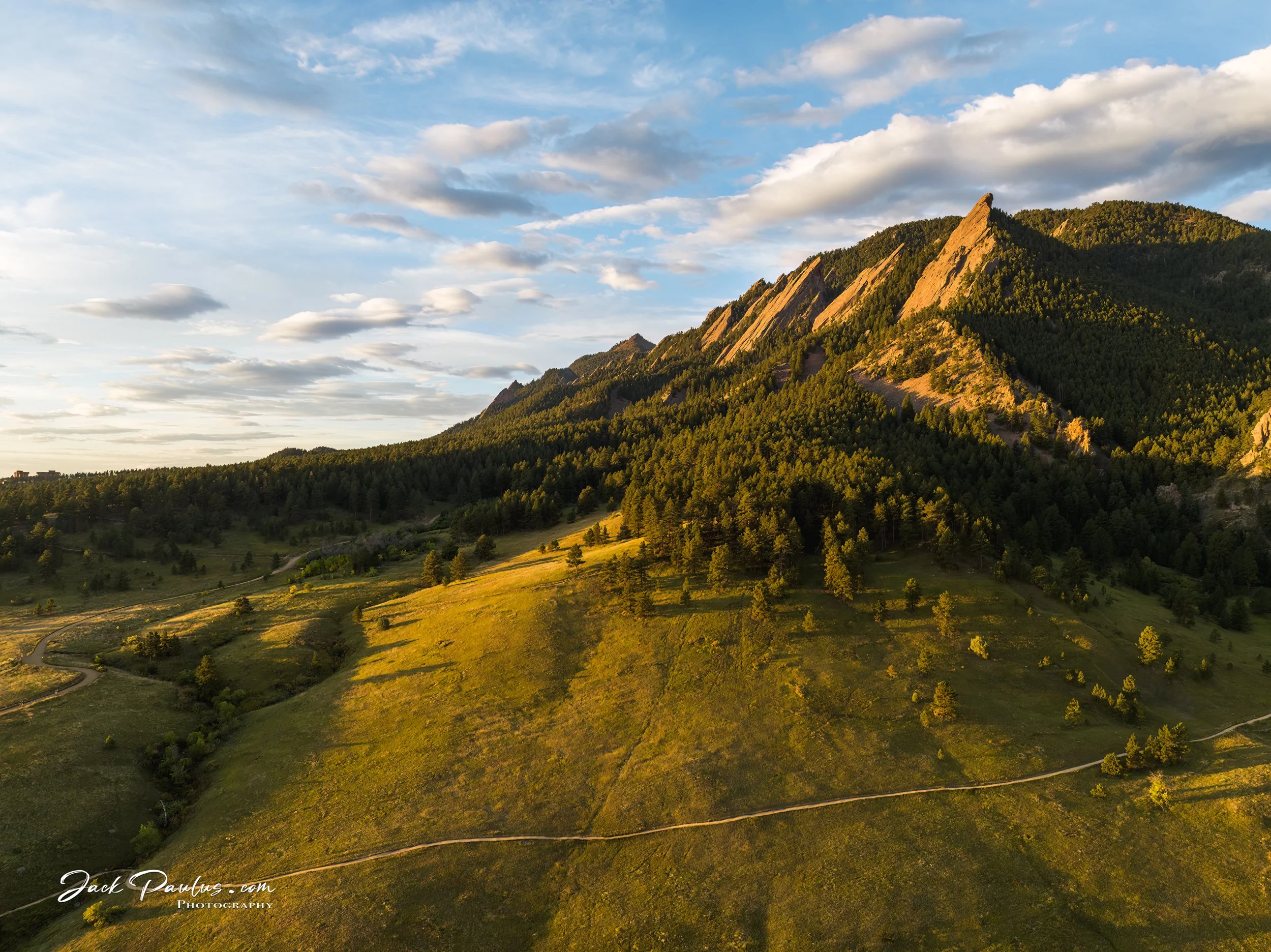 The Flatirons of Boulder, Colorado