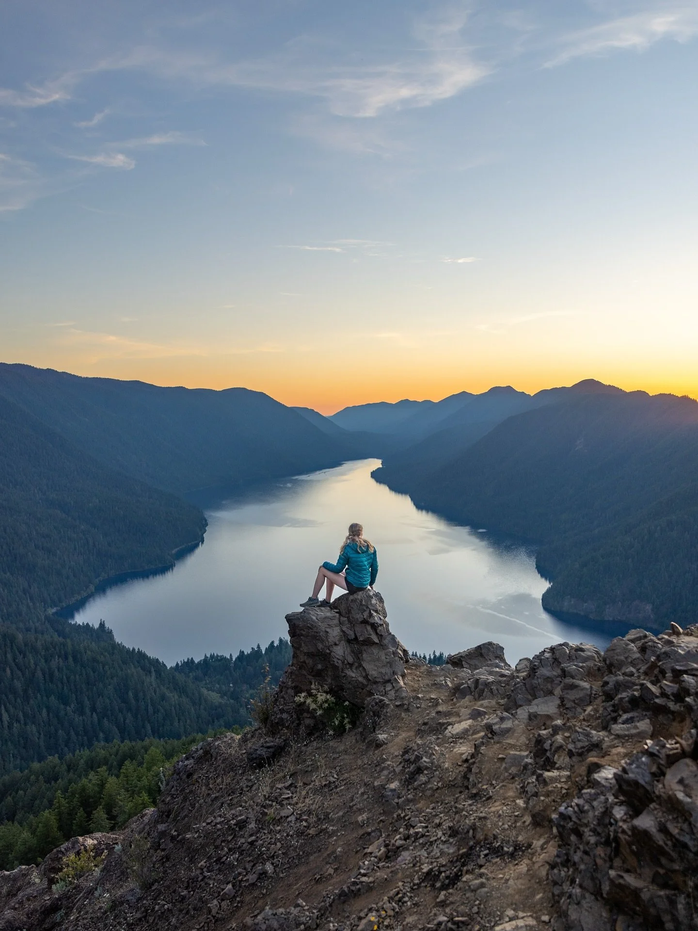 Got out and hiked an Olympics classic for sunset. I was surprised we had golden hour all to ourselves up there. I&rsquo;d also like to start a motion to call the hour before golden hour snack hour. It&rsquo;s where you sit around and eat snacks at th