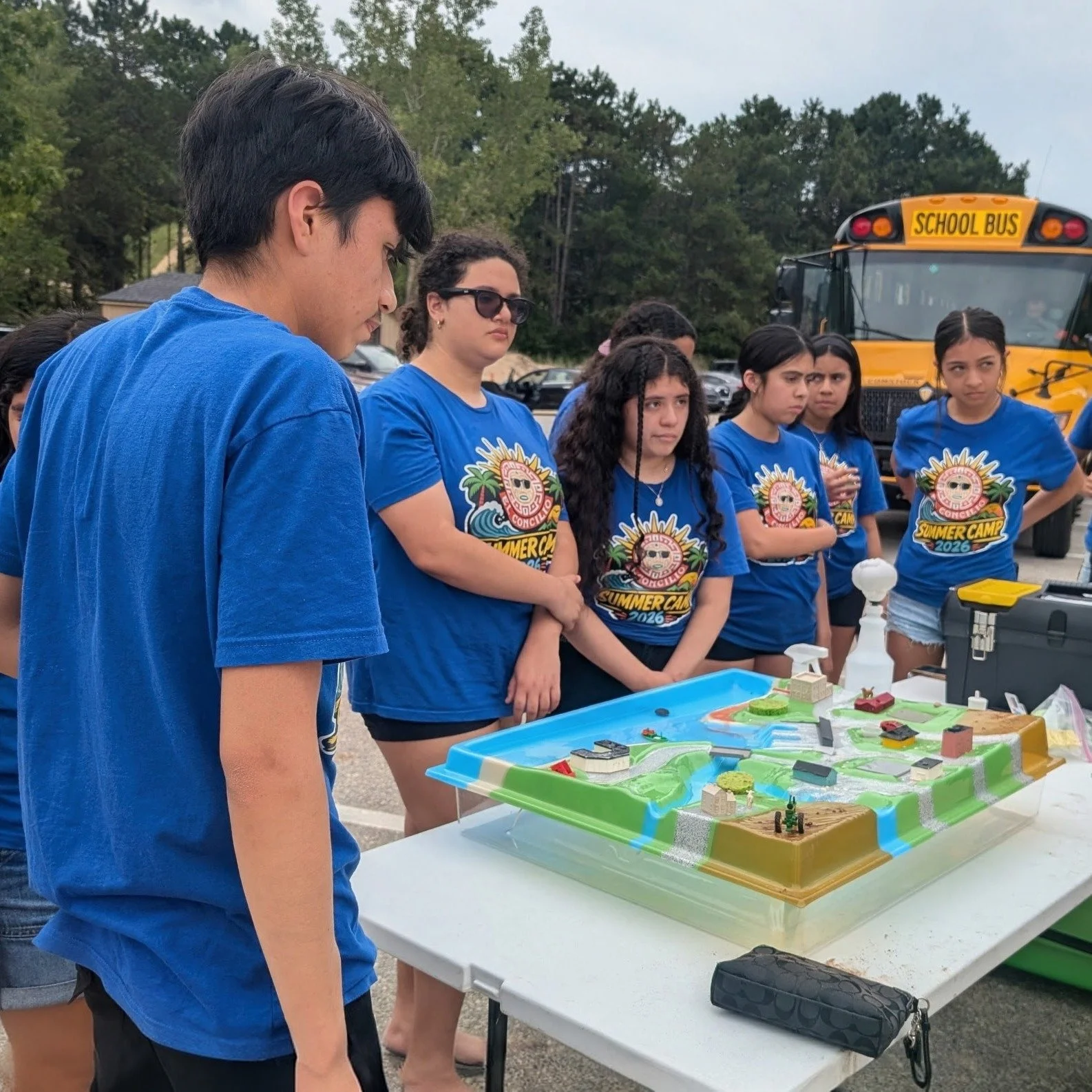 We recently welcomed a group of students, from elementary through high school, to the Kalamazoo River Mouth in partnership with the Kalamazoo River Watershed Council.

Meeting at Oval Beach, students rotated through three hands-on learning stations: 