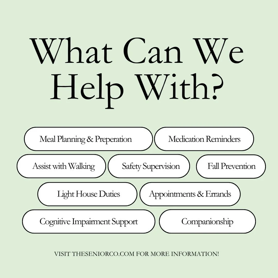 Let us know how we can support you and your family. Visit our website for more information!!

#theseniorcompany #parttime #caregiving #columbiamo