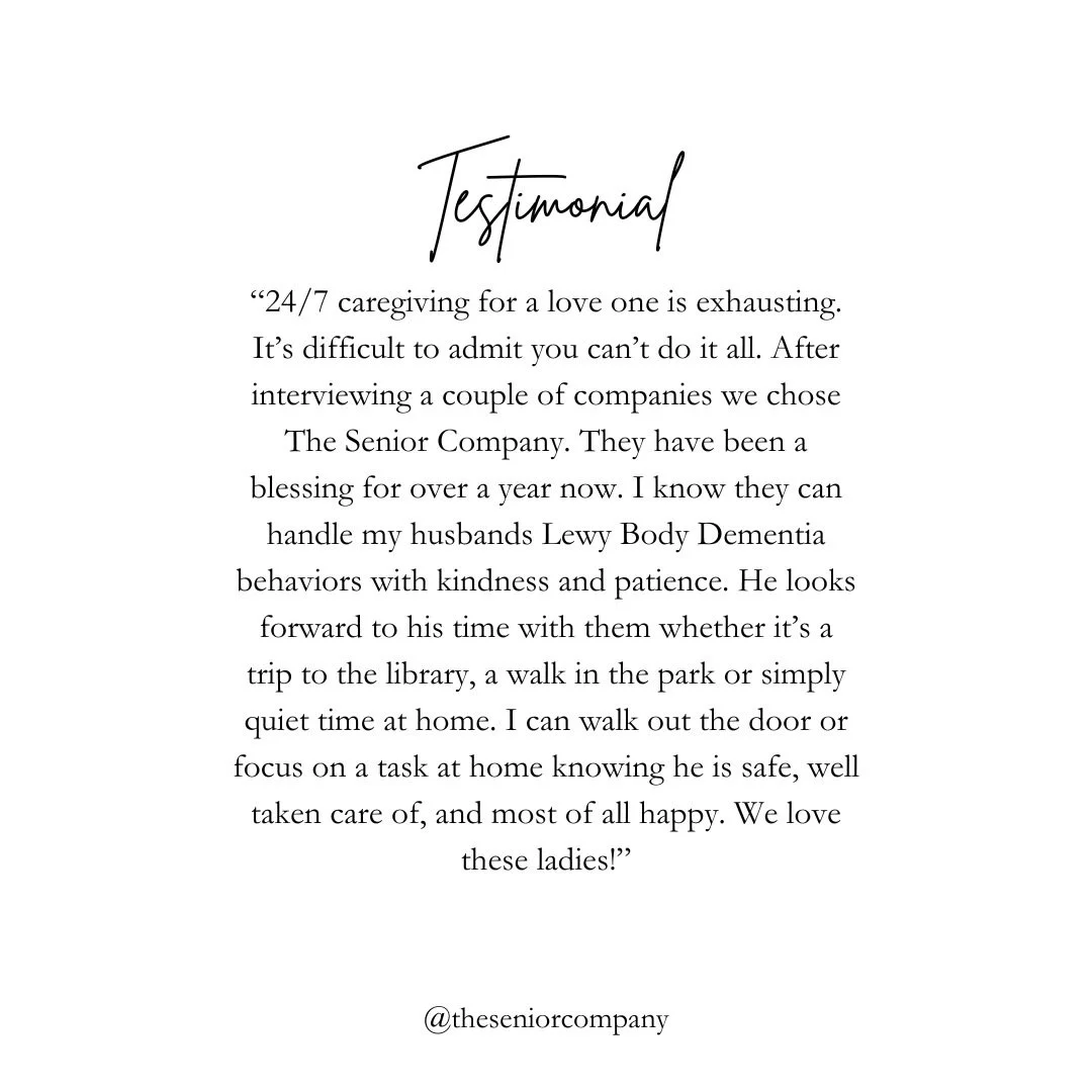 A special testimony from a special family. We&rsquo;d love to learn how our team can serve your family~ DM us to let us know 🤍

#theseniorcompany #parttime #caregiving #columbiamo