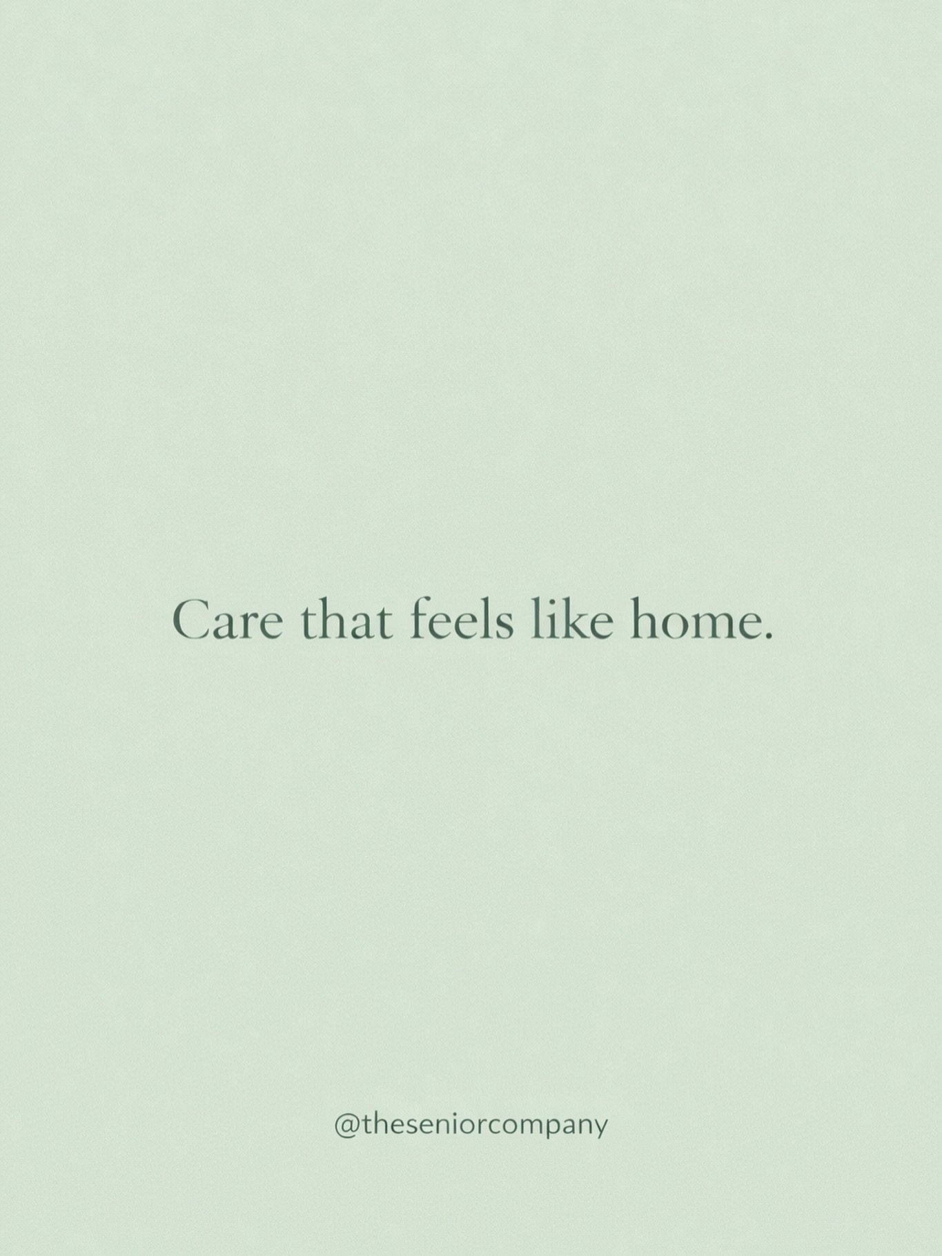 Because the best care happens at home. 🤍
@the.senior.company 

#columbiamissouri #inhomecare #caregiving #theseniorcompany #support