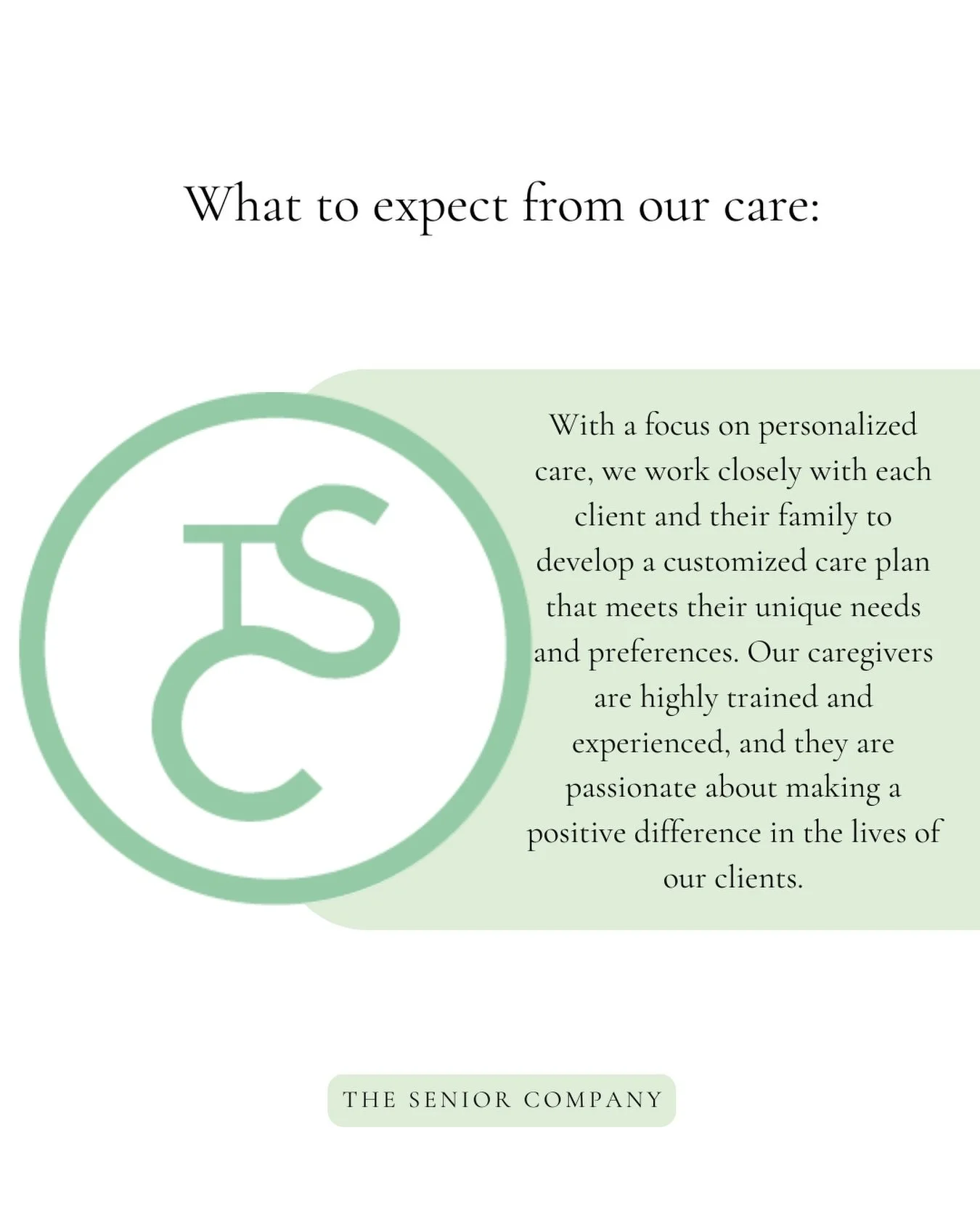 At The Senior Company, we believe that every senior deserves the opportunity to age with dignity, respect, and comfort. Contact us today to learn more about our home care services and how we can support you or your loved one.

#theseniorco #athomecar