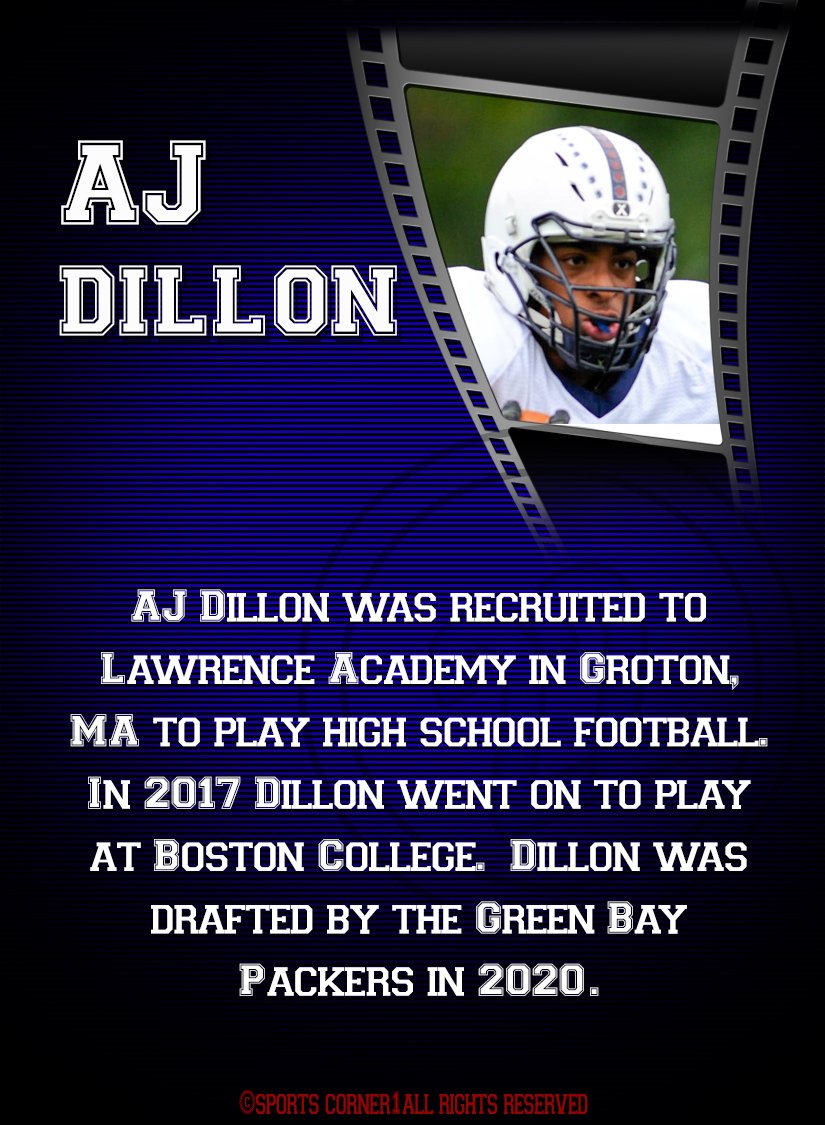 AJ Dillon ©Sports Corner 1 All rights reserved