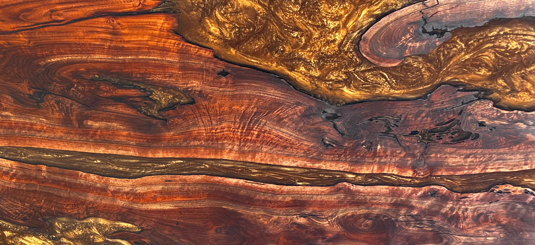 black walnut with brown