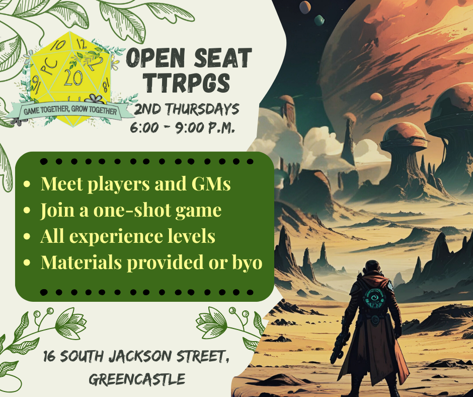 Open Seat TTRPGs