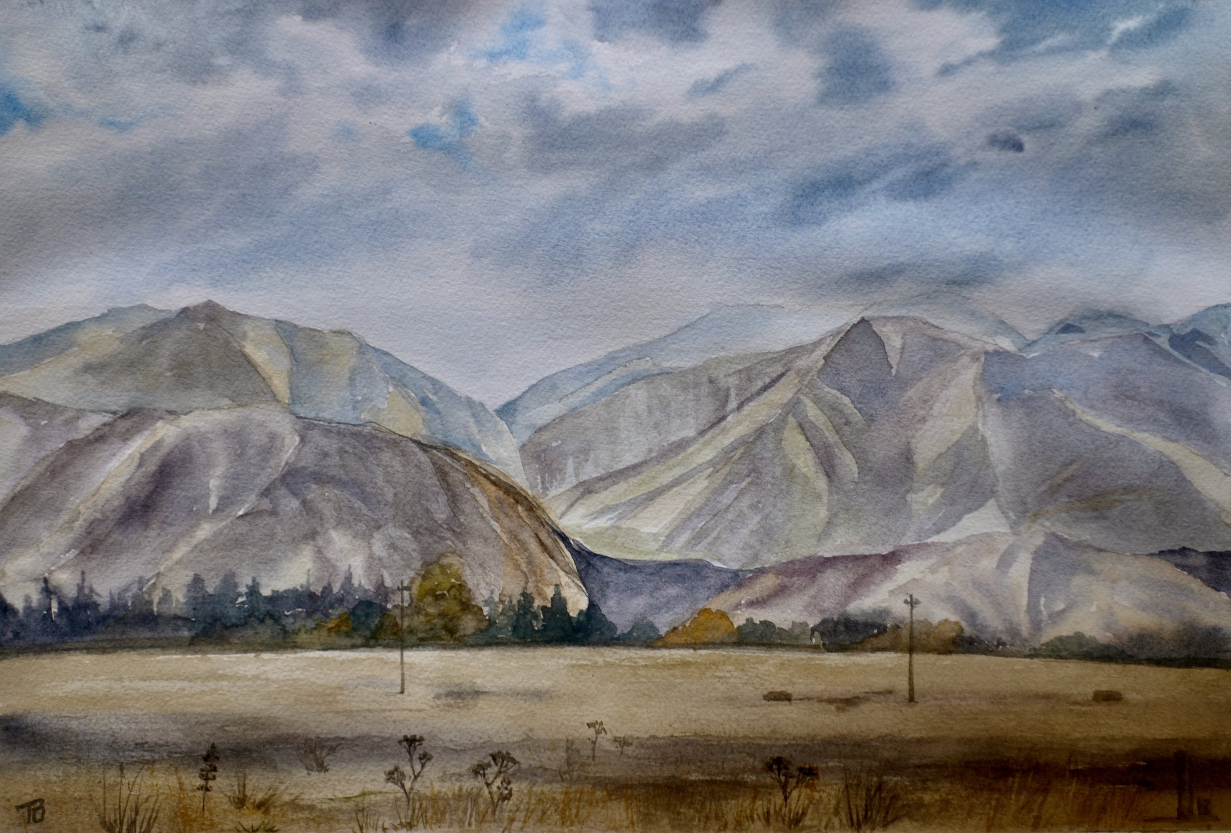 Southern Alps from near Lake Pukaki
