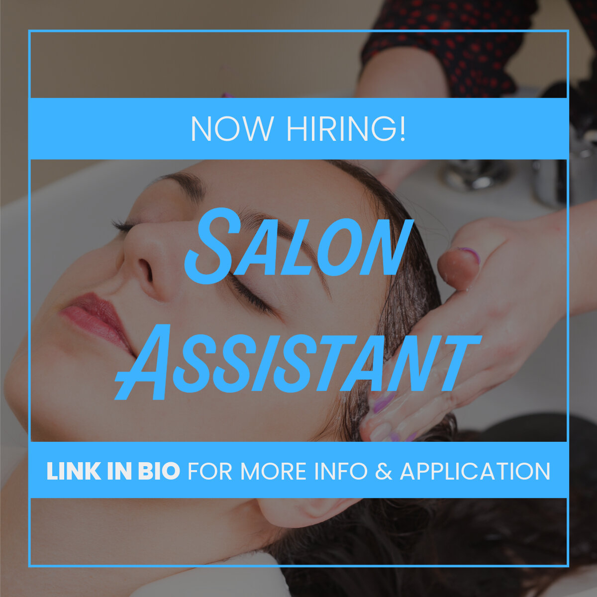 We are hiring a Salon Assistant! Check out the link in our bio if you, a friend, or a family member are looking for a great job with an opportunity to work with an amazing team!

#jobs #jobsboyntonbeach #salonjobs #salonjobspalmbeach #salonassistantj