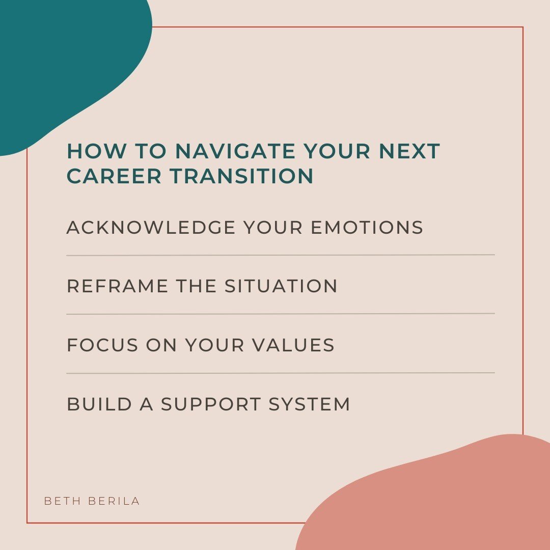Are you looking for a change in your career?

This post if for you.

Career transitions can be exciting, but they can also be incredibly challenging, especially when it comes to managing the emotional side of things. Uncertainty and anxiety are commo
