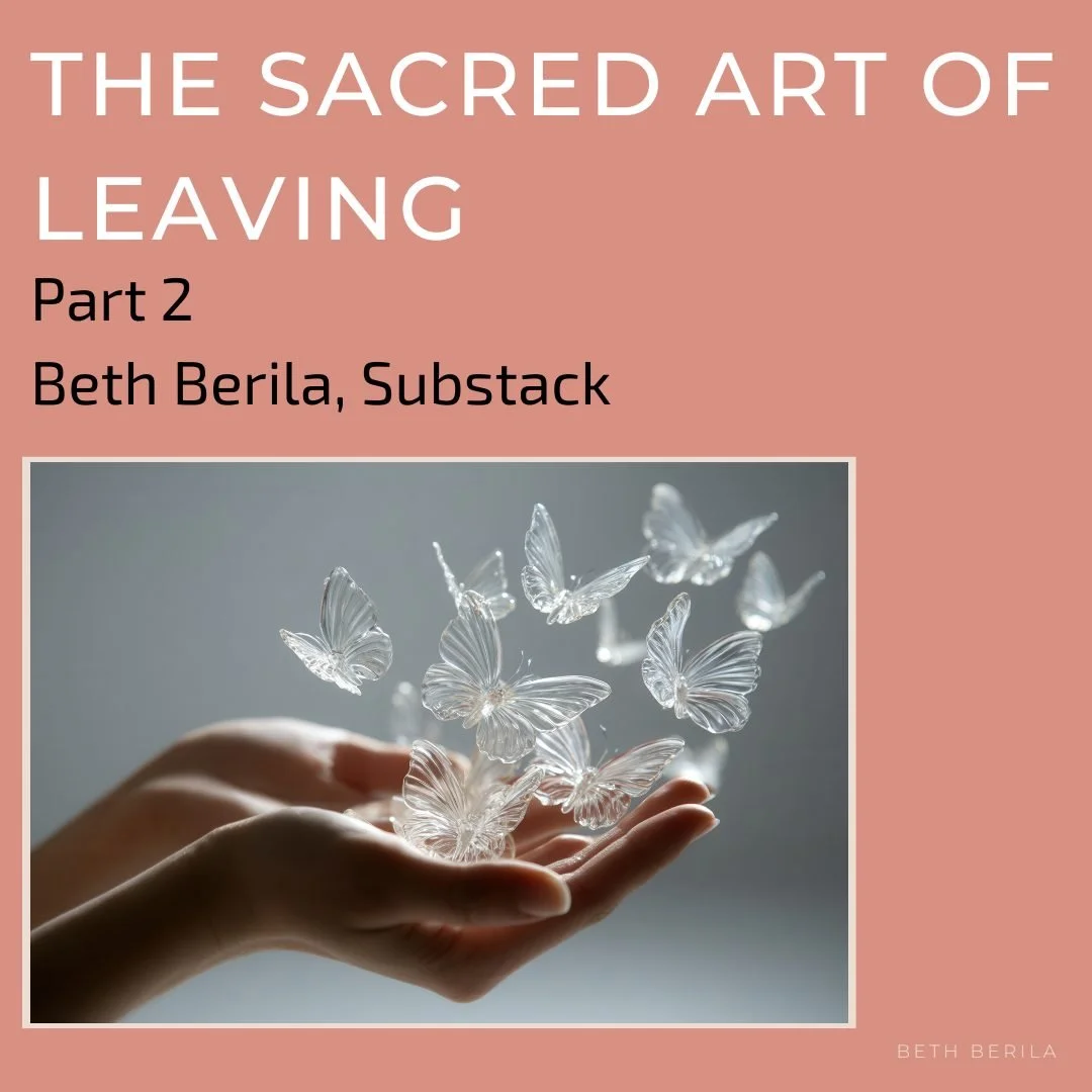 Leaving is never just an act of walking away. It&rsquo;s a ritual of unmaking. It&rsquo;s the shedding of skins we once needed, the tender dismantling of what no longer holds us. It&rsquo;s the heartbreak of gratitude&mdash;for all that was&mdash;and