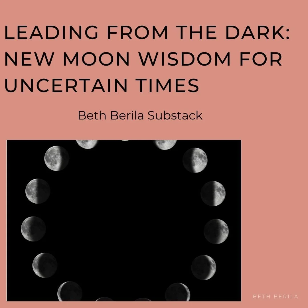 Who are we called to become, beyond what this culture has told us is possible?

As we experience the crumbling of Empire, we are called to world-build, to co-create a more just world.

New Moon wisdom reminds us that before that world emerges, there 