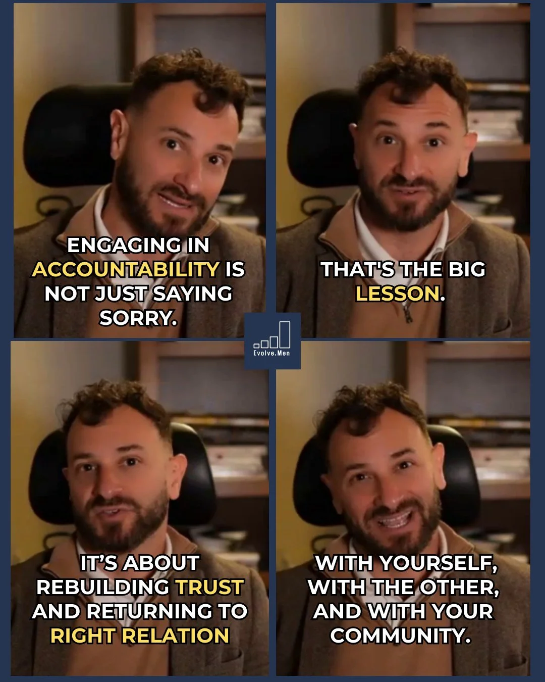 Accountability is about rebuilding trust, NOT just saying sorry. Have you found this to be true when returning to right relation after causing harm?

#accountability #harmreduction #trustbuilding