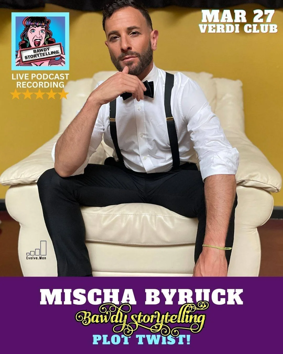 I&rsquo;m going to be sharing a sexy, vulnerable story in San Francisco next Friday!
It&rsquo;s for Bawdy Storytelling: Plot Twist.
@bawdystorytelling

Storytelling is about building a connection. So is sex.

For 20 years, Bawdy Storytelling has feat