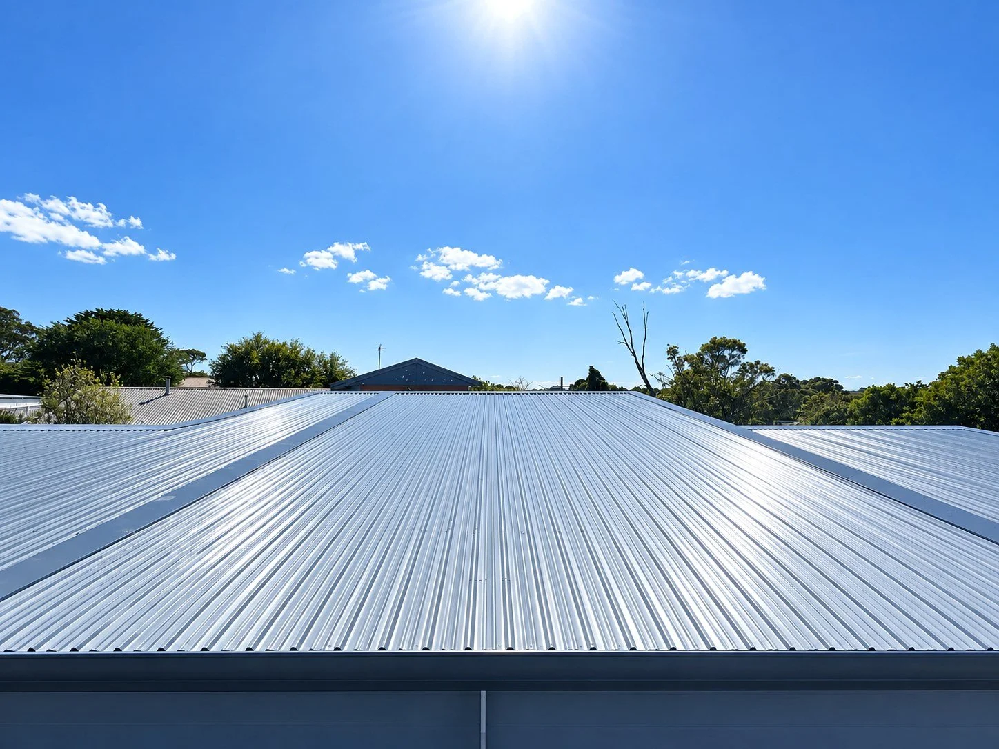 Mount Martha extension: the finished roof run