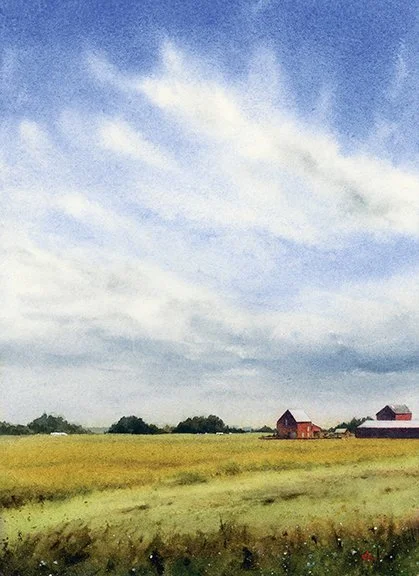 Alexandra Dildiene
"August," watercolor