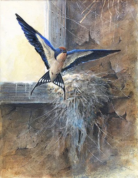 Wayne Chunat, "Home Again," acrylic 