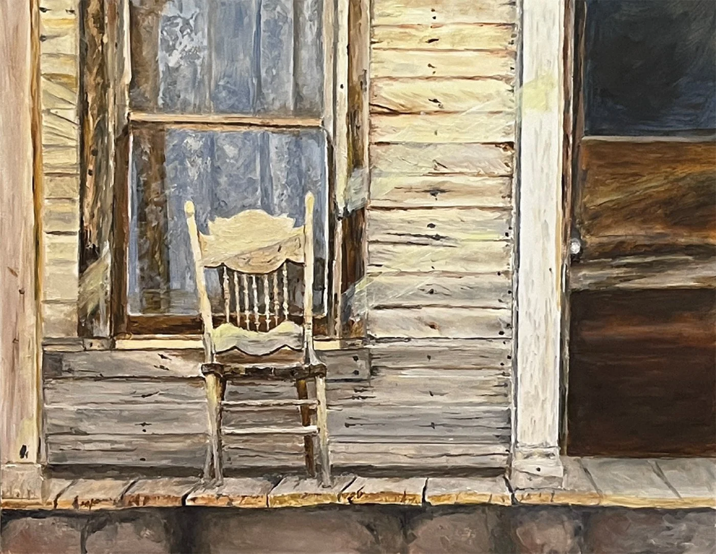 Sharon Hernly
Vestiges of a Miner's Haven, oil