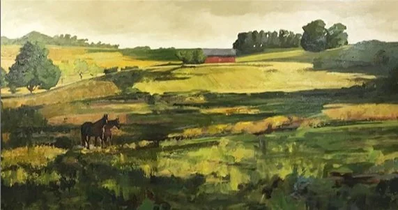 Libby Gilpatric, "Pennsylvania Horse Farm," 
Oils