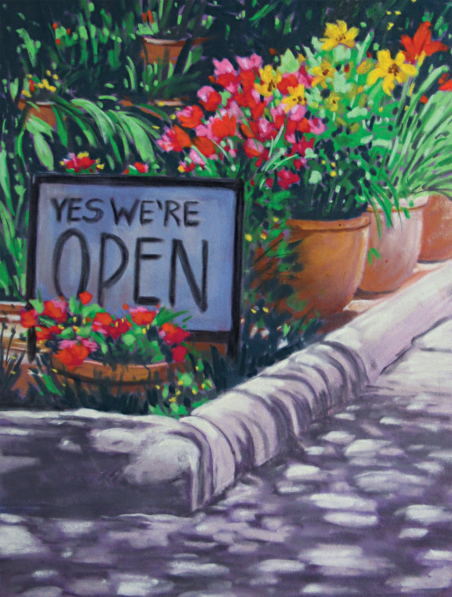 Karin Richter
Yes We're Open, pastel